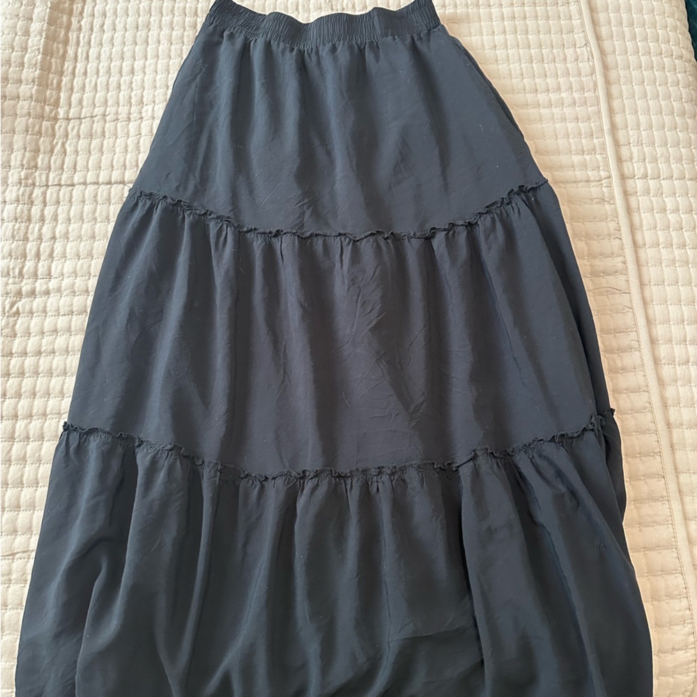 Amazon Women's Black Midi Skirt